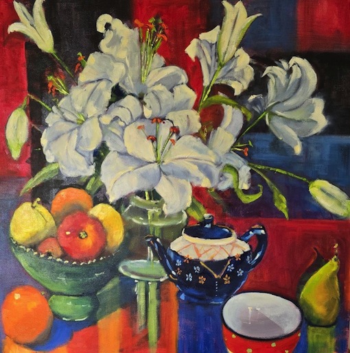 Jane MacIntosh | Fragrant  LIlles | McATamney Gaallery and Desgin Store| Geraldine NZ